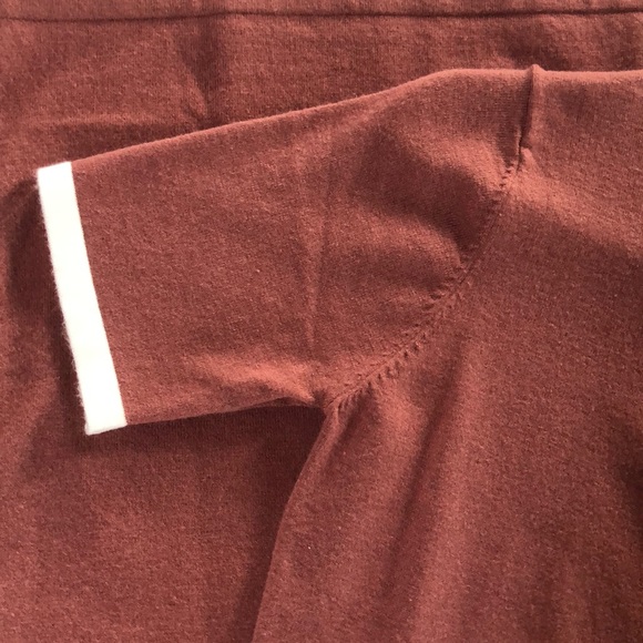NWT ROOLEE Maroon Ringer-Style Sweater Dress Size S - Picture 4 of 7